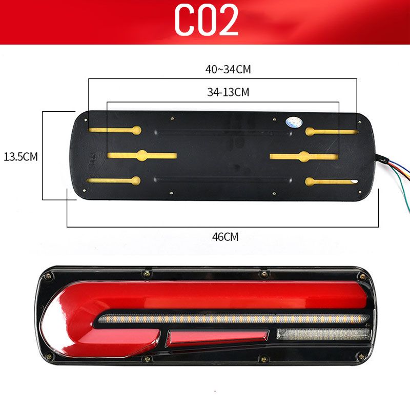 Skanto | 2 Powerful LED Trailer Tail Lights