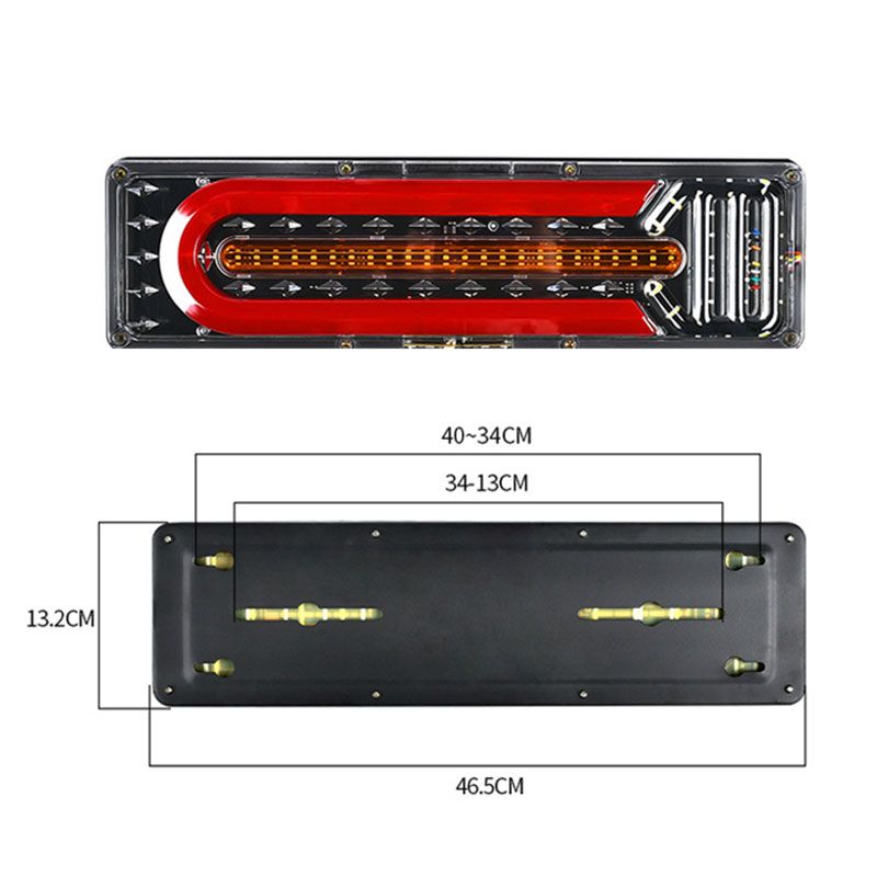 Skanto | 2 Powerful LED Trailer Tail Lights