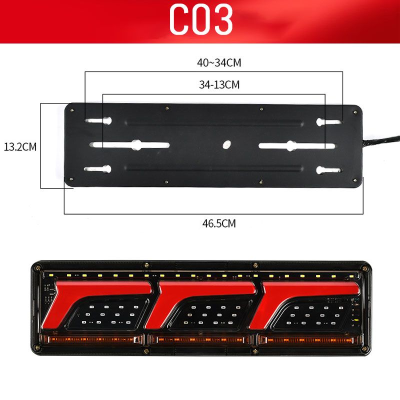 Skanto | 2 Powerful LED Trailer Tail Lights