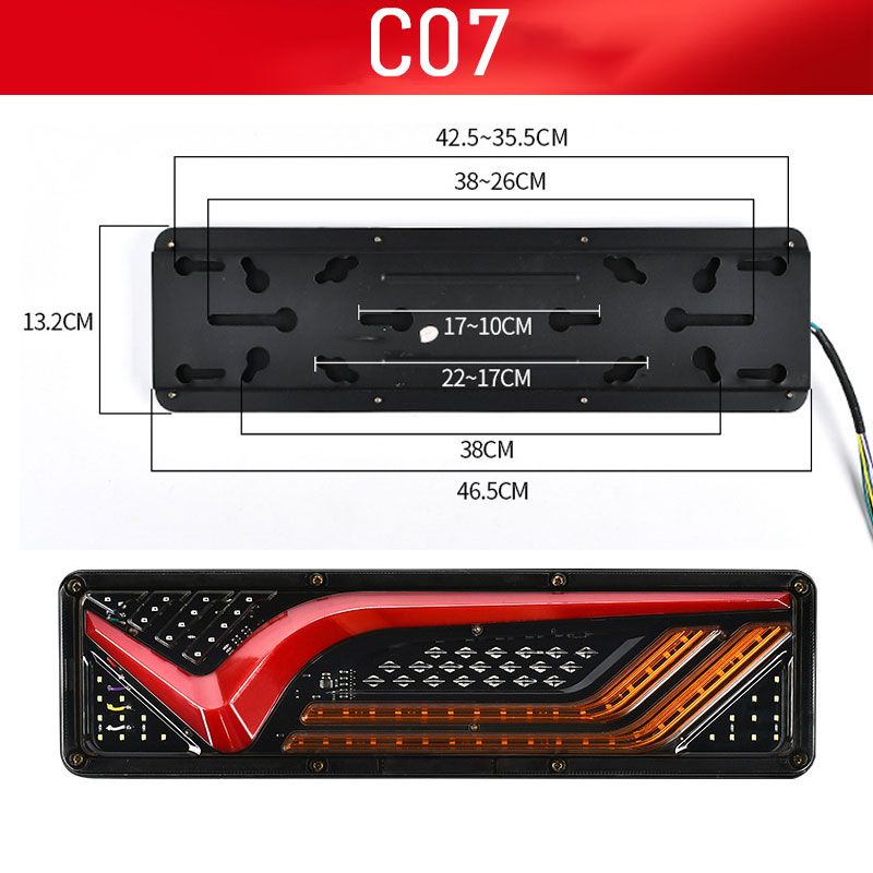 Skanto | 2 Powerful LED Trailer Tail Lights