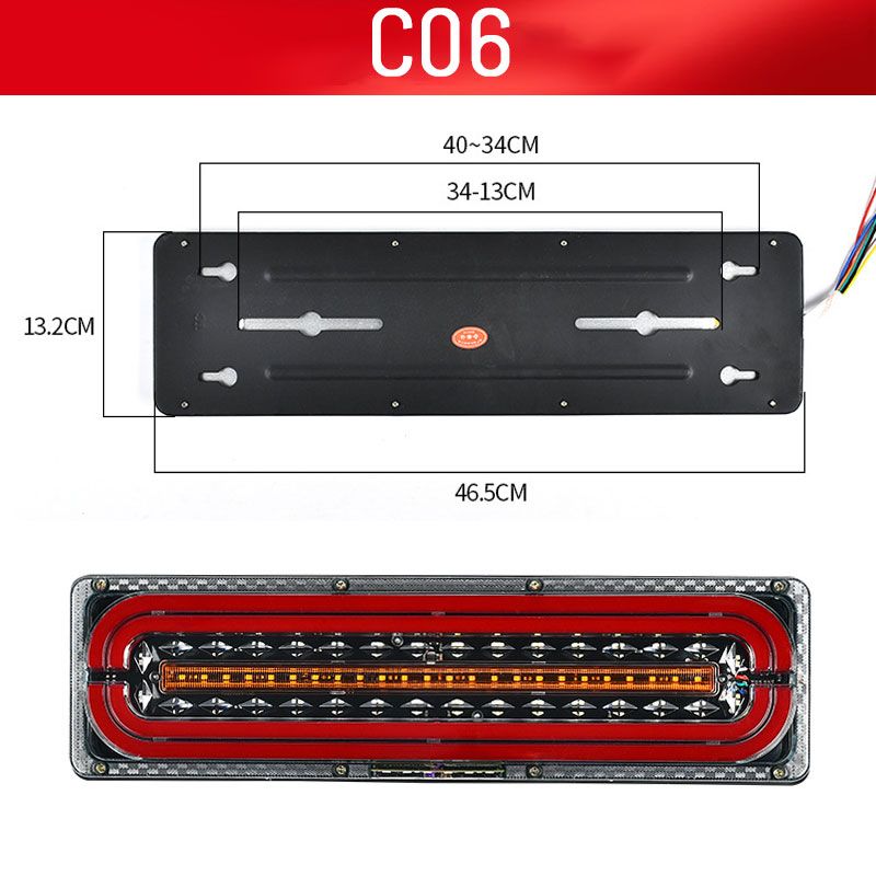 Skanto | 2 Powerful LED Trailer Tail Lights