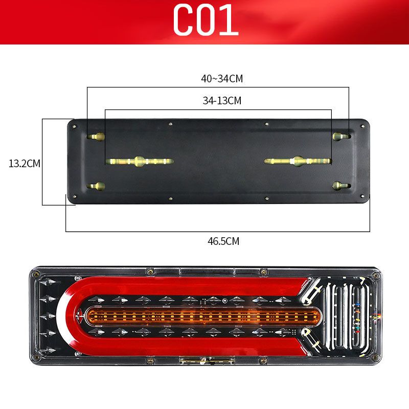 Skanto | 2 Powerful LED Trailer Tail Lights