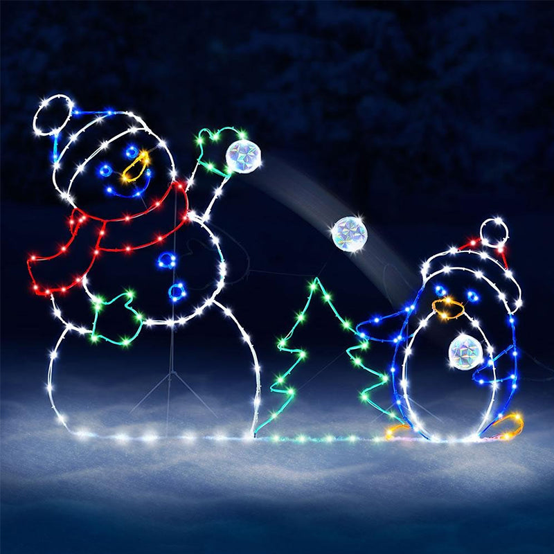 Skanto | Playful Animated Snowball Fight Lights