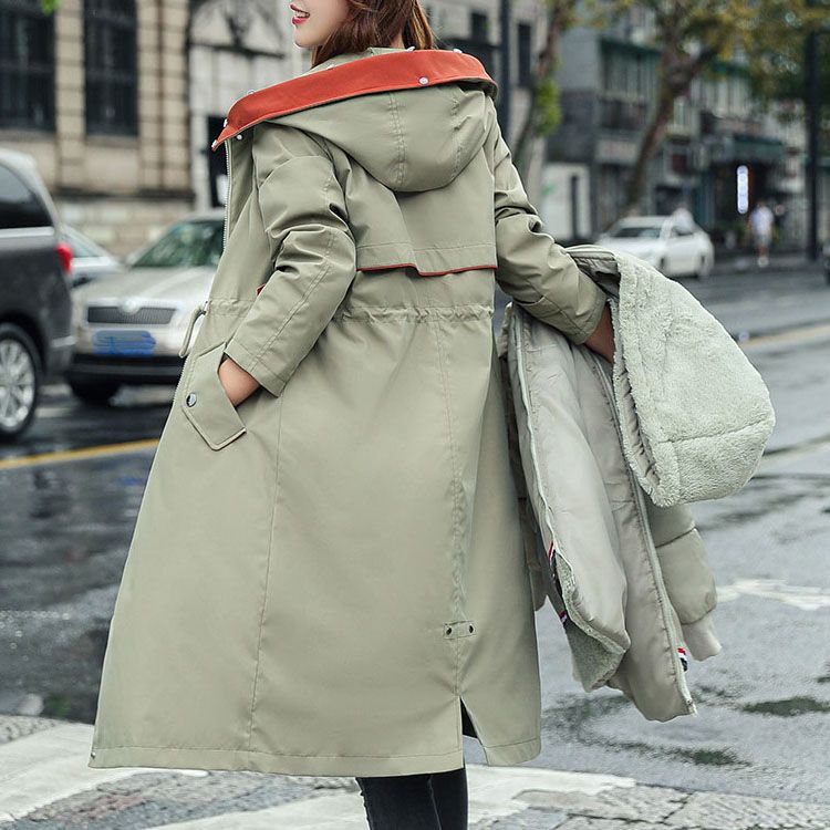 Skanto | 🎁Early Black Friday Sale🎁Hooded Winter Jacket with Fur Collar, Casual Parka for Women⛄
