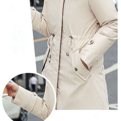 Skanto | 🎁Early Black Friday Sale🎁Hooded Winter Jacket with Fur Collar, Casual Parka for Women⛄