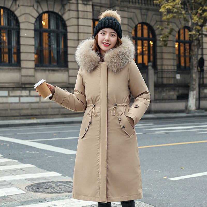 Skanto | 🎁Early Black Friday Sale🎁Hooded Winter Jacket with Fur Collar, Casual Parka for Women⛄