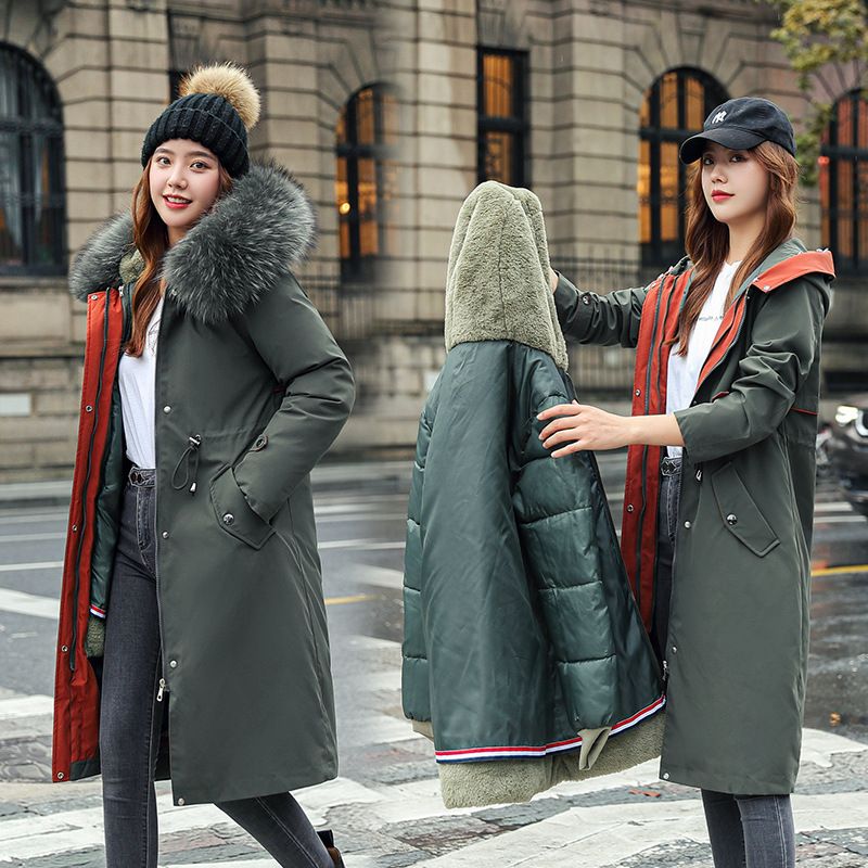 Skanto | 🎁Early Black Friday Sale🎁Hooded Winter Jacket with Fur Collar, Casual Parka for Women⛄