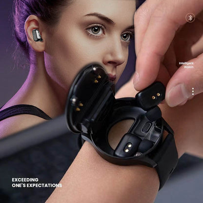 BowLift | 2-in-1 Smartwatch with Earbuds (For iPhone & Android)