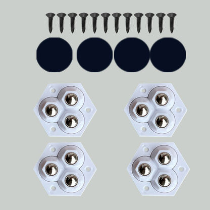 TriGlide 360° Furniture Castors with Ball Bearings | Karnz