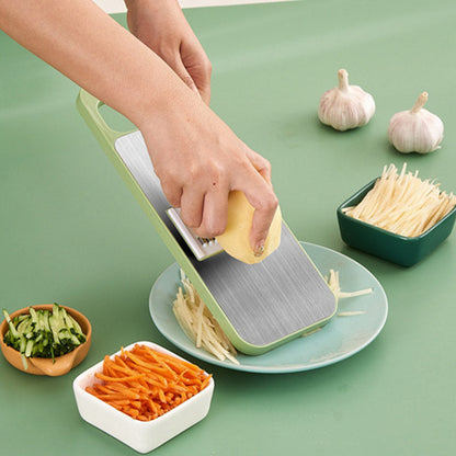 Skanto | Multifunctional 7-in-1 Stainless Steel Kitchen Chopper with Hand Guard
