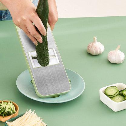 Skanto | Multifunctional 7-in-1 Stainless Steel Kitchen Chopper with Hand Guard