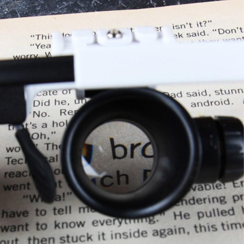 BowLift | LED glasses with magnifying lenses (8x 15x 23x)