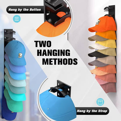 Skanto | Multi-Layer Baseball Cap Hat Holder with 2 Mounting Options