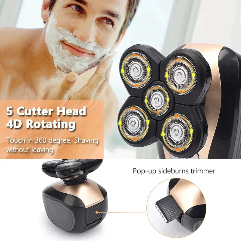Skanto | 🔥 5-in-1 Multifunctional 4D Electric Shaver