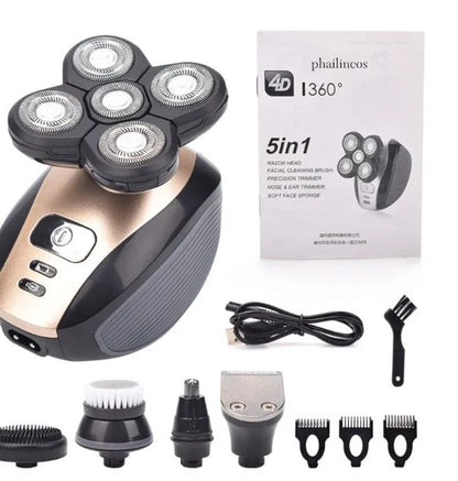 Skanto | 🔥 5-in-1 Multifunctional 4D Electric Shaver