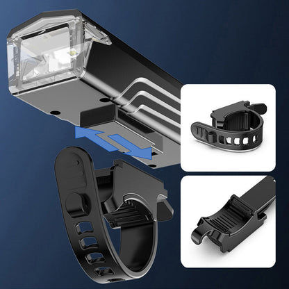 Rechargeable, super bright, waterproof bicycle light