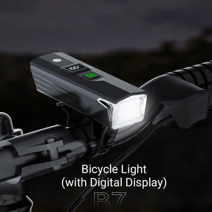 Rechargeable, super bright, waterproof bicycle light