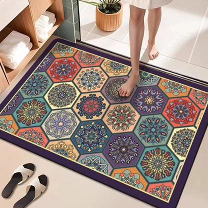 Skanto | Bohemian Geometric Doormat for Entrance