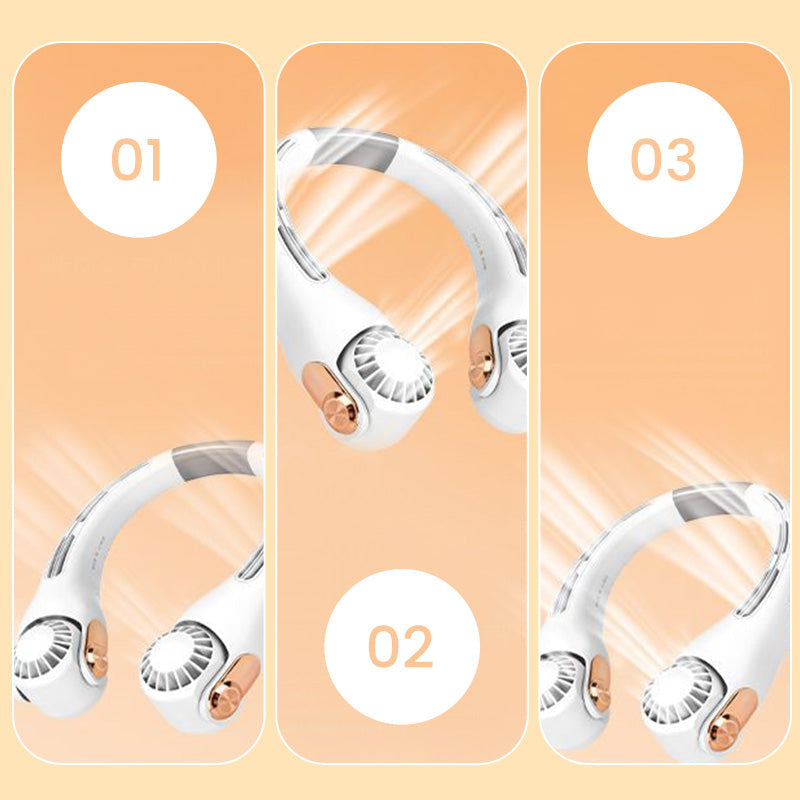 Neck Air Conditioner Fan - Ultra-quiet personal cooling for summer | Brehn