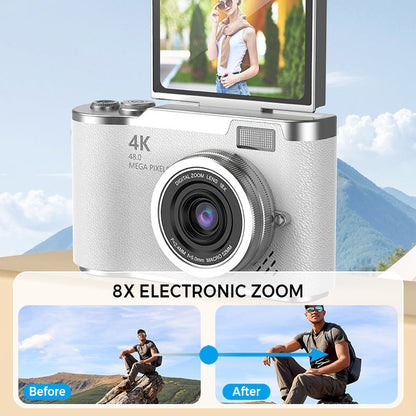 Kalsten | 4K HD Flip-Screen Digital Camera