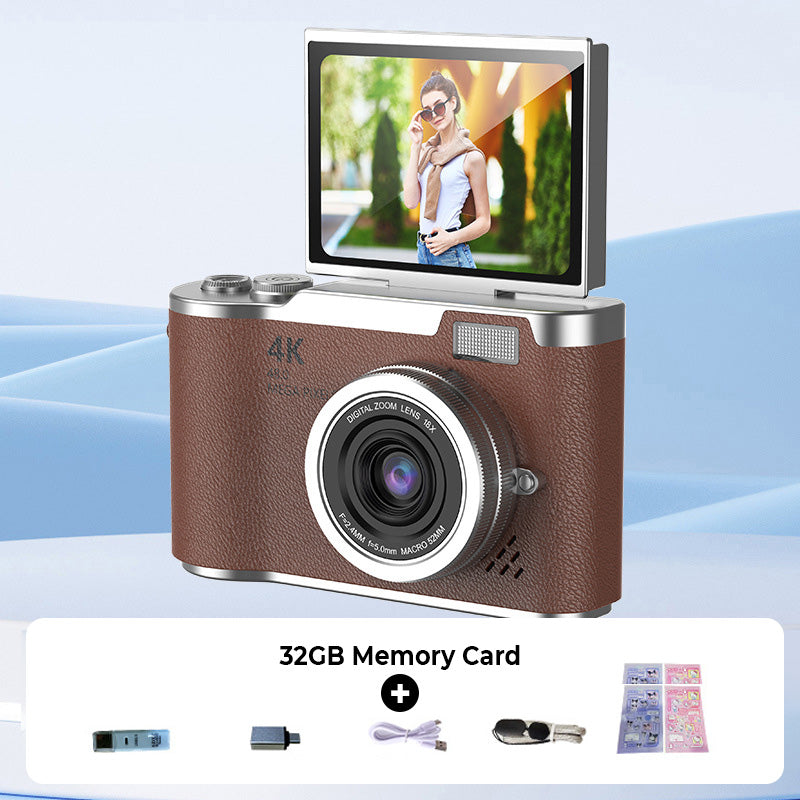 Kalsten | 4K HD Flip-Screen Digital Camera
