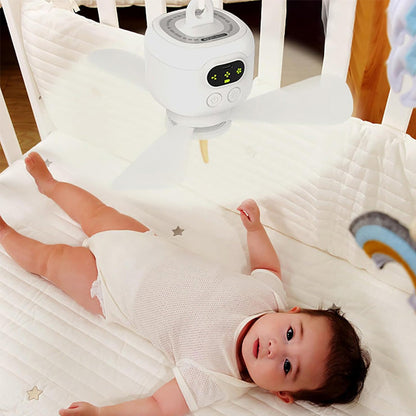 Rechargeable Ceiling Fan with LED Lights | Karnz