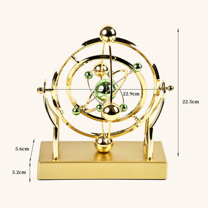 Skanto | Perpetual Motion Pendulum in Celestial Orbit – Creative Rotating Home Decor