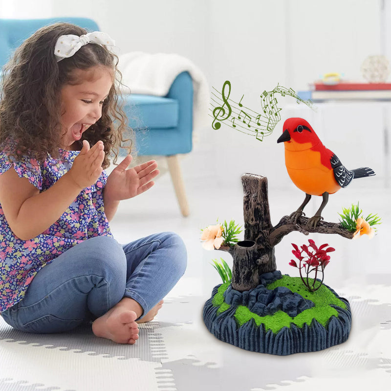 Skanto | Voice-Activated Interactive Chirping Bird Toy