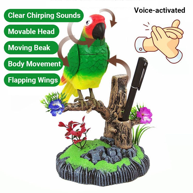 Skanto | Voice-Activated Interactive Chirping Bird Toy