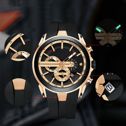 BowLift | Stylish sports watch with glowing display, silicone strap, and waterproof design