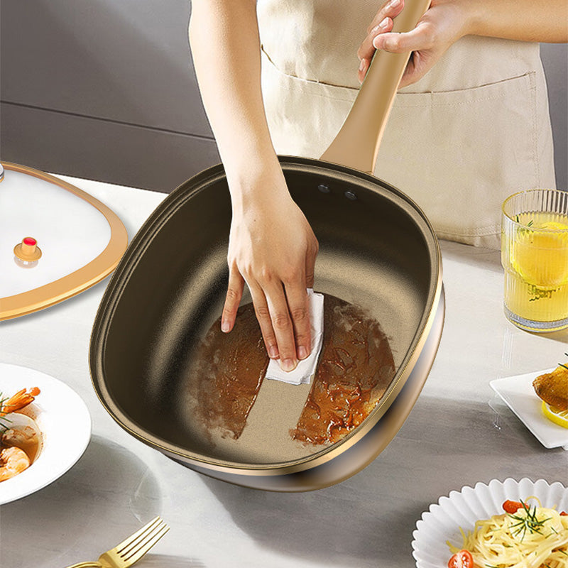 Skanto | 🍳[Titanium Extreme Non-Stick Frying Pan] Revolutionize Your Kitchen, Effortless Cooking Without Oil Smoke!