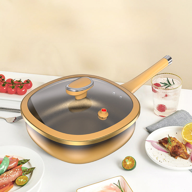 Skanto | 🍳[Titanium Extreme Non-Stick Frying Pan] Revolutionize Your Kitchen, Effortless Cooking Without Oil Smoke!