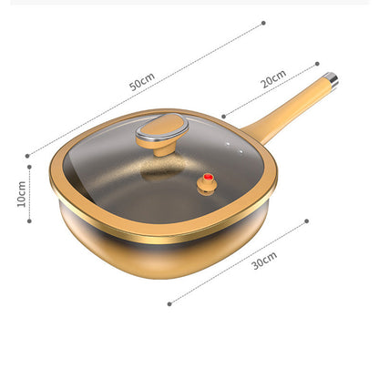 Skanto | 🍳[Titanium Extreme Non-Stick Frying Pan] Revolutionize Your Kitchen, Effortless Cooking Without Oil Smoke!