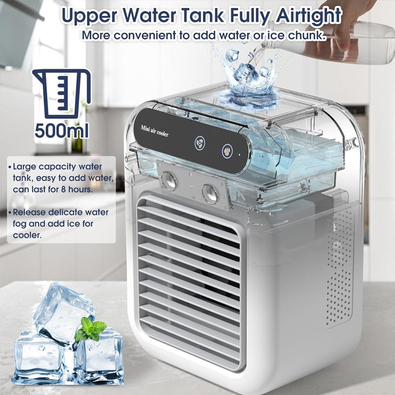 Skanto | ❄️Portable Mini Air Cooler with Cooling and Humidifying Function