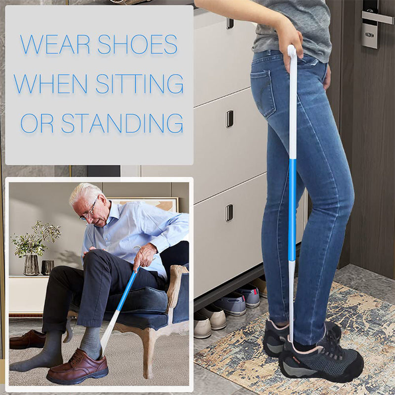 Skanto | Adjustable Long Shoe Horn with Sock Remover for Seniors