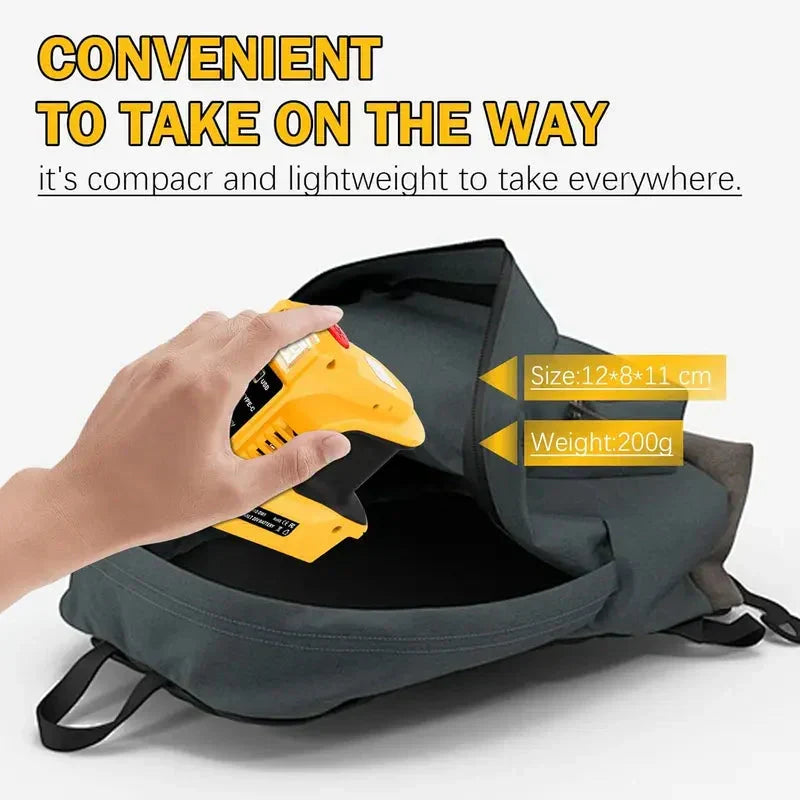 Skanto | 🔥Compact DC to AC Power Inverter - for Cars, RVs, Outdoors & Cabins