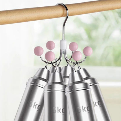 Kalsten | 360° rotatable multifunctional storage hanger with 6 hooks