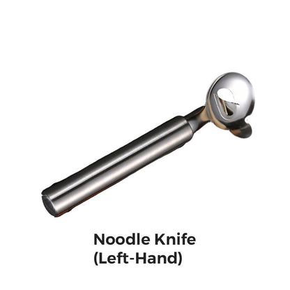 BowLift | Stainless steel noodle knife with slotted design