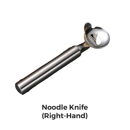 BowLift | Stainless steel noodle knife with slotted design