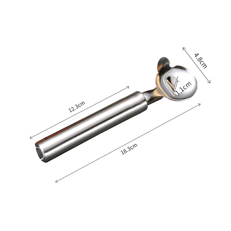 BowLift | Stainless steel noodle knife with slotted design