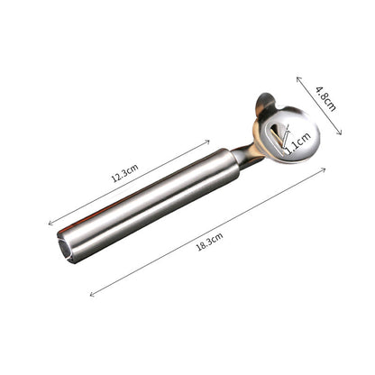 BowLift | Stainless steel noodle knife with slotted design