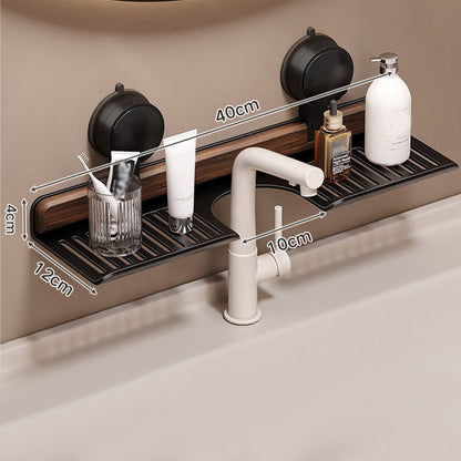 Skanto | Walnut Shelf with Suction Cups