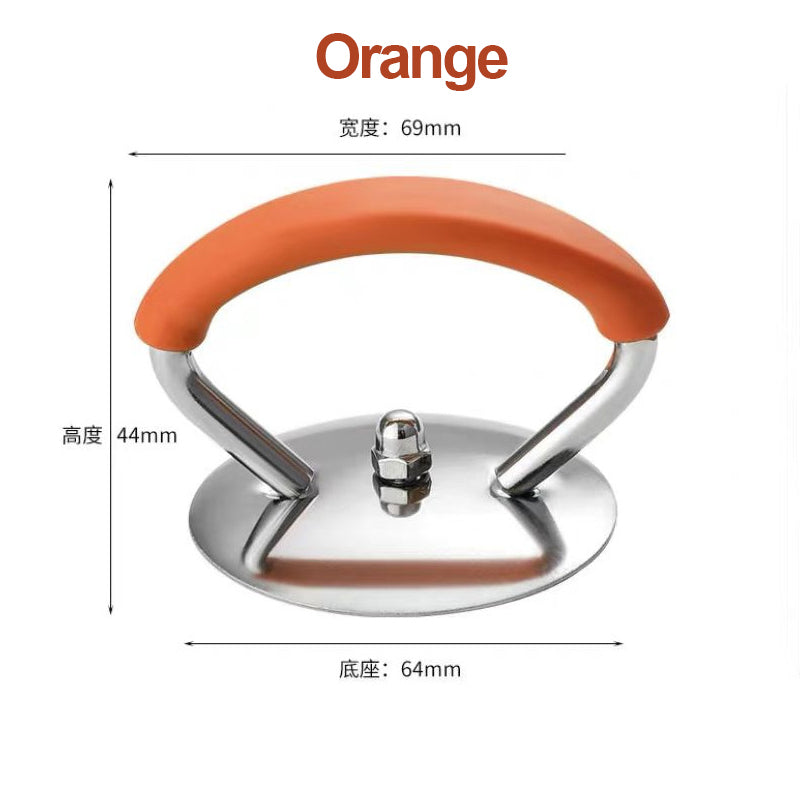 BowLift | Silicone pot lid with anti-scalding knob that keeps the handle