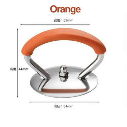 BowLift | Silicone pot lid with anti-scalding knob that keeps the handle