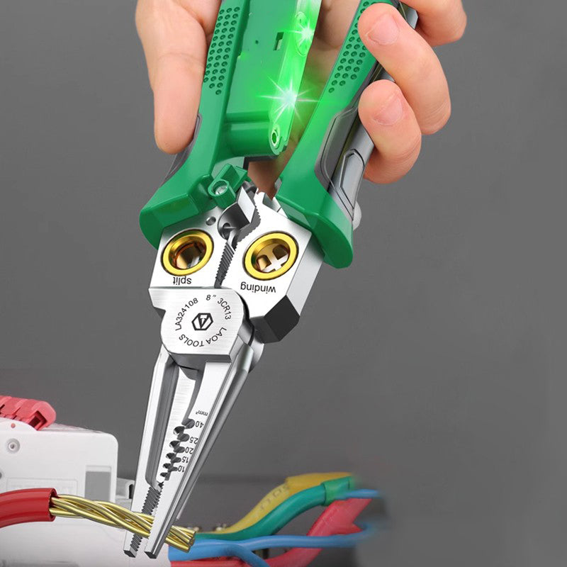 Skanto | 🔥 8-in-1 Multifunctional Wire Stripper with Electric Tester