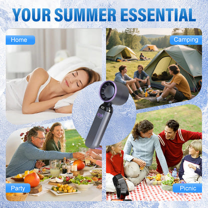 Portable Handheld Turbo Fan – Super powerful airflow, ultralight & perfect for travel | Brehn