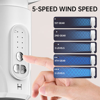 Skanto Motor Standing Fan, 20dB Very Quiet Fan, 30m Throw Distance, 2465m³/h Air Volume, Fan with Remote Control and Cooling | Skanto