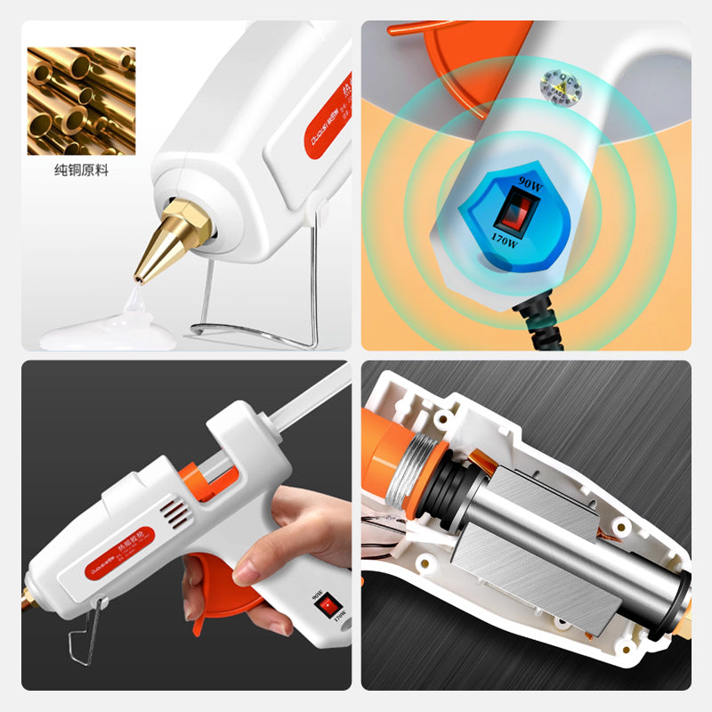 Skanto | High-Quality Hot Glue Gun Kit with 30 Glue Sticks