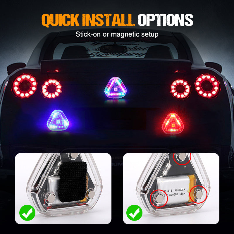 BowLift | Super sharp solar flashing warning lights