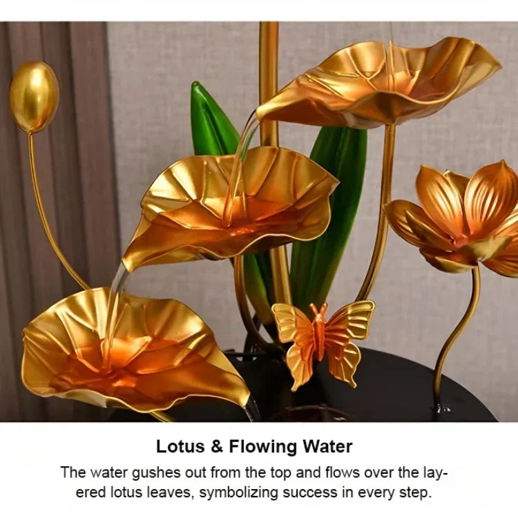 BowLift | Luxurious creative lotus fish bowl decoration
